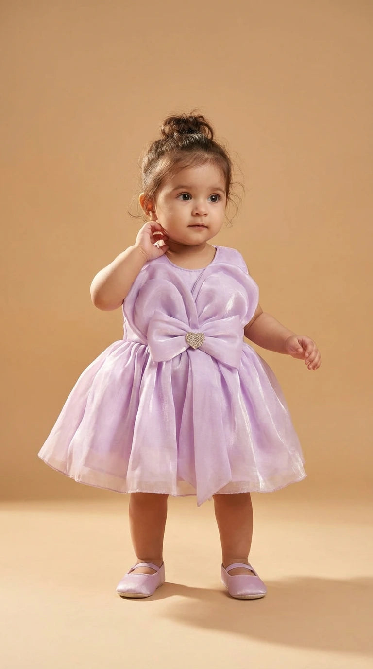 Lilac Princess Baby Dress