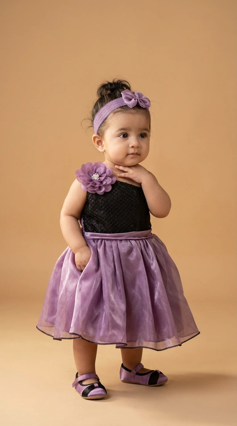 Lavender Luxe Baby Dress