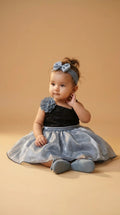 Midnight Mist Baby Party Dress 🌸
