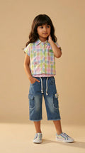 Pastel Check Casual Set