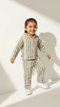 ETHNIA Earth Tone Stripe Set