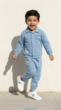 Sky Blue Jacket & Jogger Set