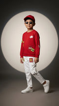 Urban Street Patch Sweatshirt Set