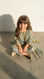 Mint Green Embroidered Festive Suit Set