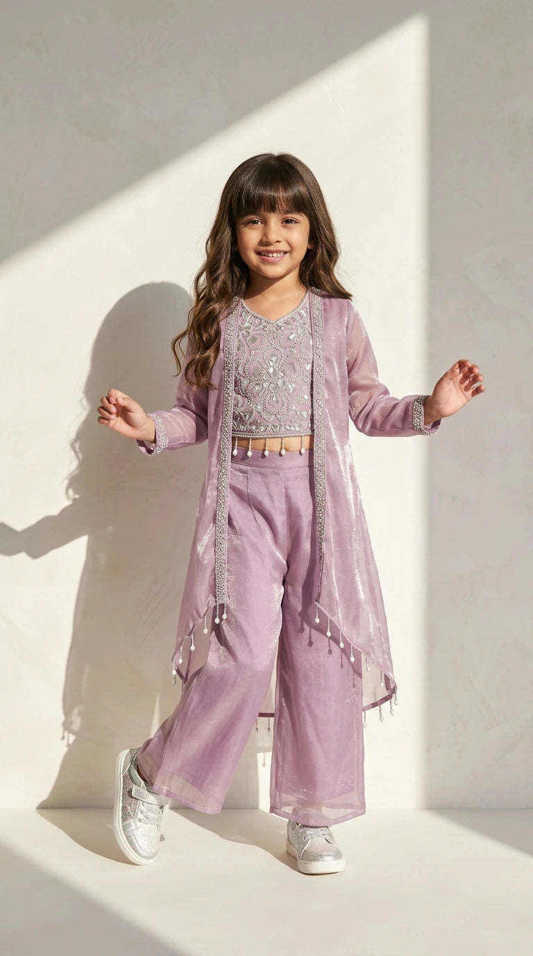Lavender Luxe Indo-Western Set
