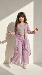 Lavender Luxe Indo-Western Set