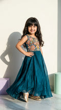 Emerald Bloom Princess Gown