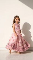 Rose Garden Embroidered Lehenga Set