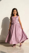 Dusty Rose Classic Party Gown
