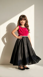 Ruby & Noir Classic Party Gown