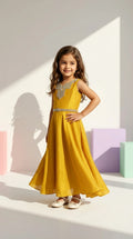 Golden Glow Party Dress