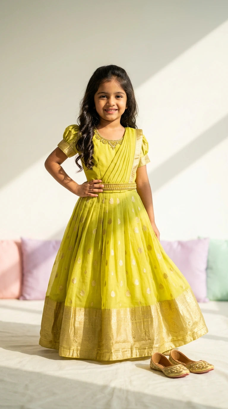 Sunshine Silk Festive Gown