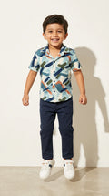 Abstract Summer Shirt Set