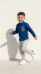 Royal Blue Play Shirt Set