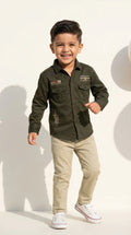 Olive Explorer Shirt Set