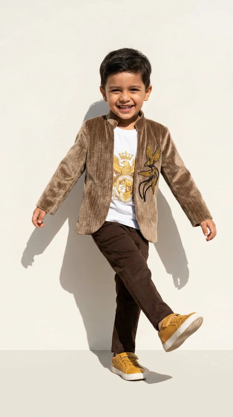 Heritage Brown Jacket Set