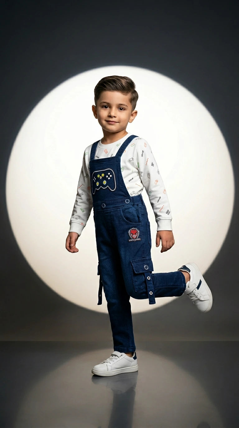 Gamer Dungaree Co-ord Set