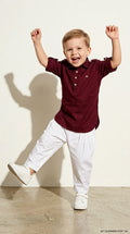 Smart Polo Kurta & Trouser Set