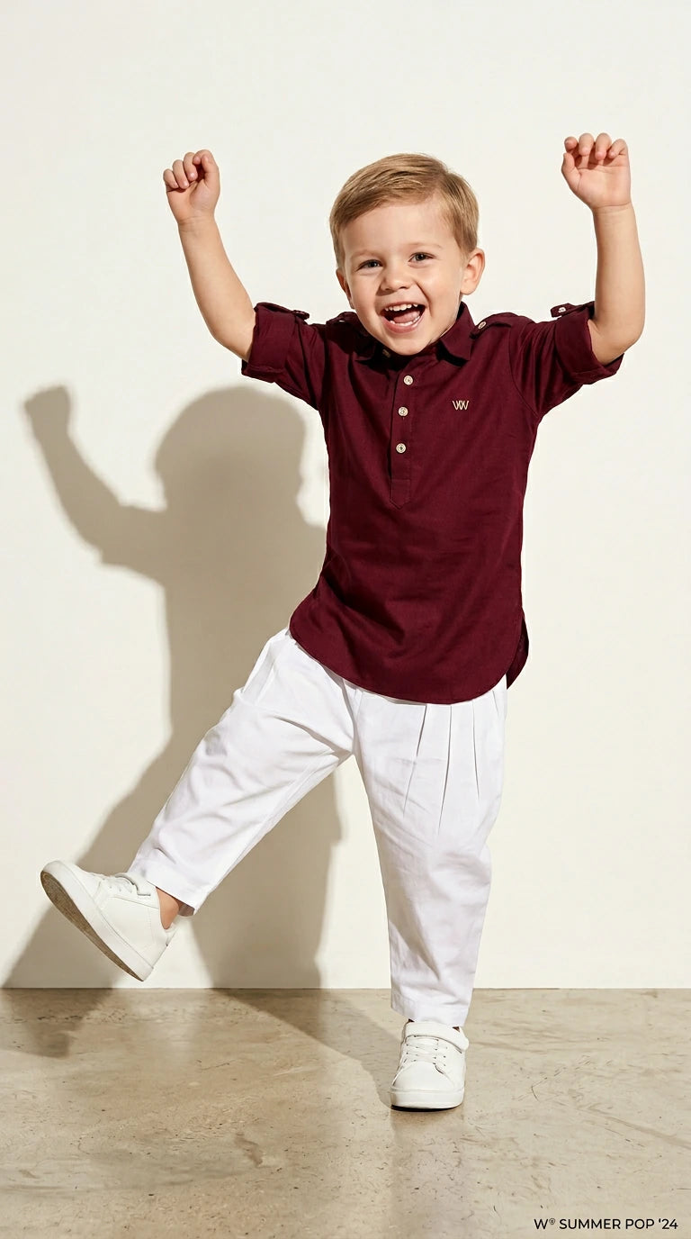 Smart Polo Kurta & Trouser Set