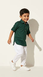 Classic Polo Shirt & Trousers Set
