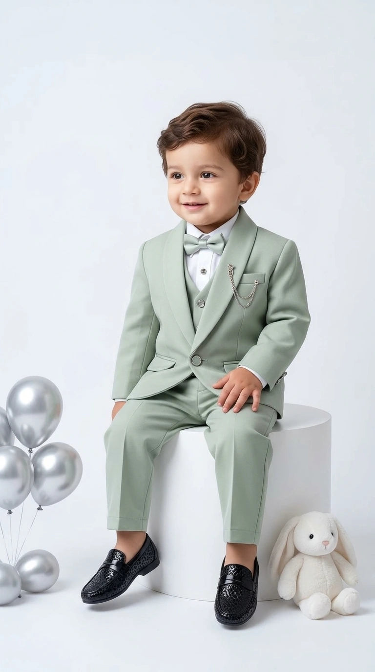 Premium Mint Green Formal Suit