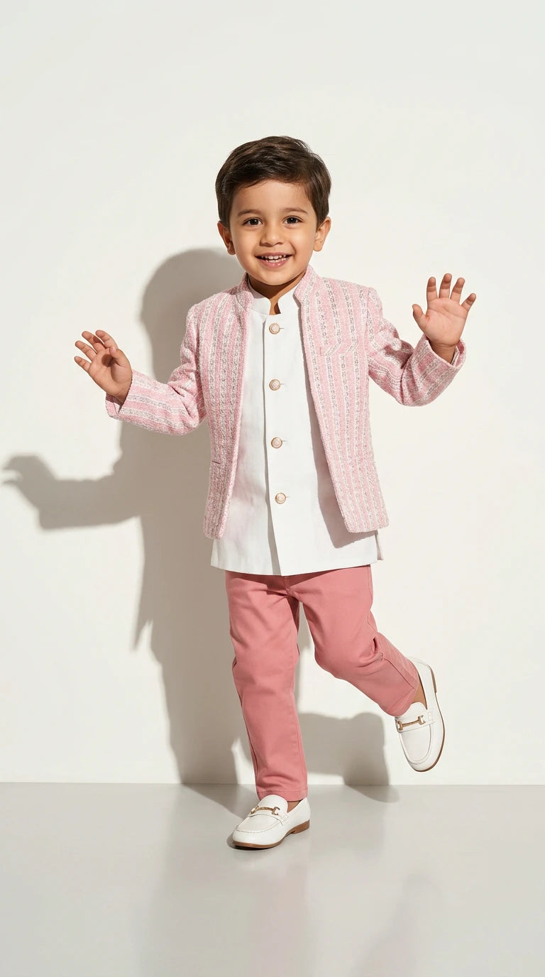 Pink Tweed Festive Set