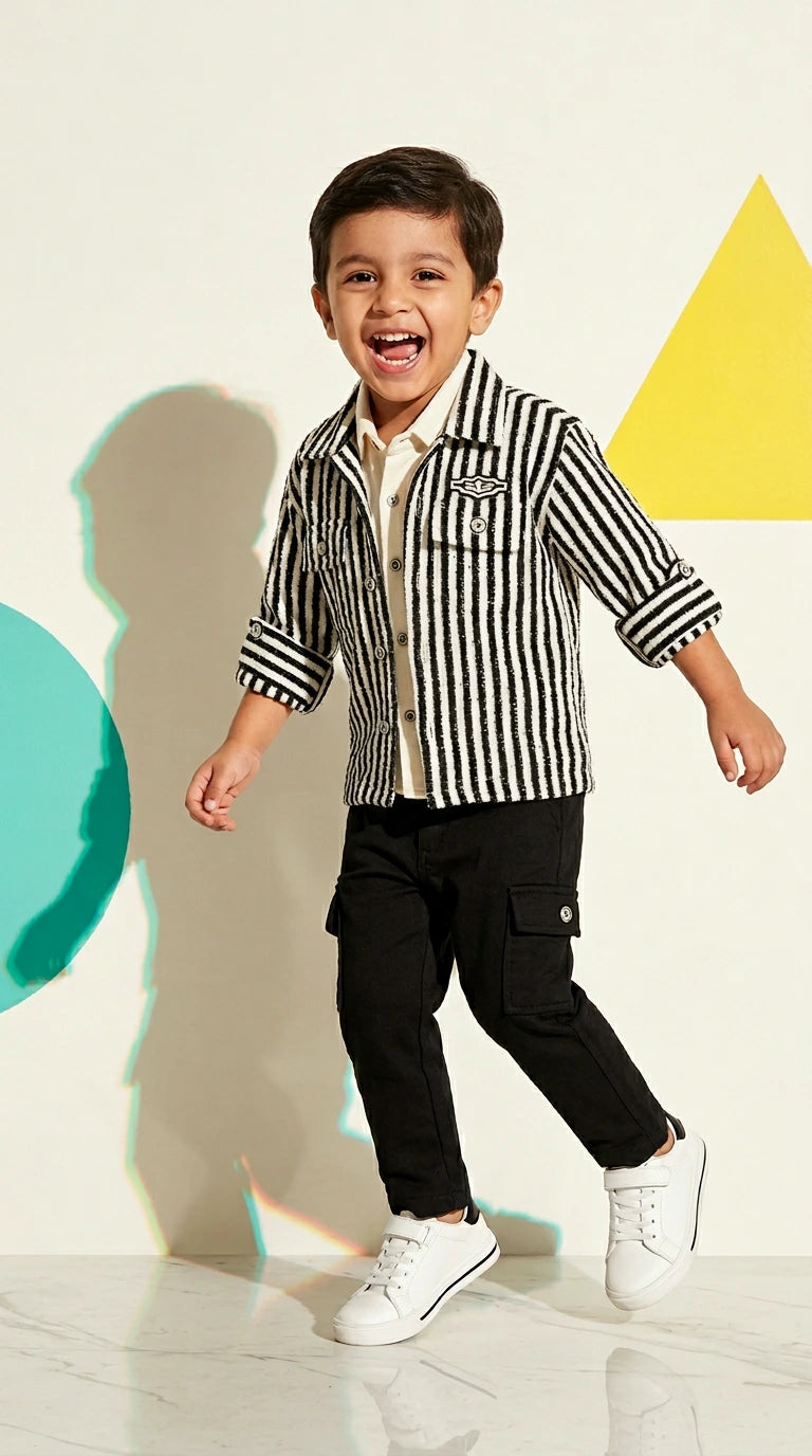 Mono Stripe Smart Set