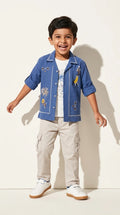 Coastal Blue Embroidered Set