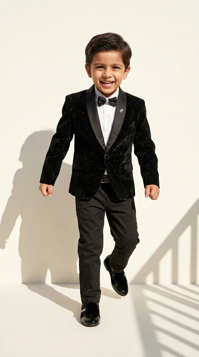 Black Velvet Luxe Suit