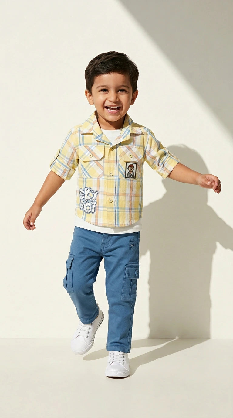 Sunny Check Casual Set