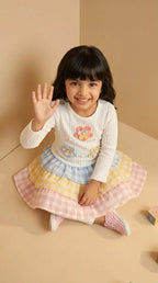 Pastel Tiered Dress Set