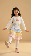Pastel Tiered Dress Set