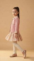 Blush Jacket Skirt Set