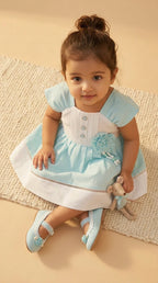 ETHNIA Sky Blue Charm Dress