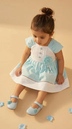 ETHNIA Sky Blue Charm Dress
