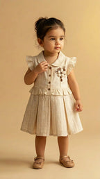 ETHNIA Classic Beige Dress