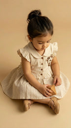 ETHNIA Classic Beige Dress