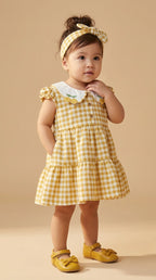 ETHNIA Sunny Checks Dress