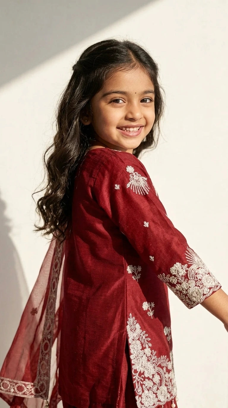 Ruby Royale Embroidered Salwar Suit Set