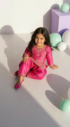 Pink Blossom Festive Kurta Set