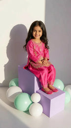 Pink Blossom Festive Kurta Set