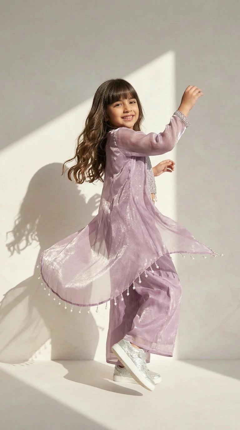 Lavender Luxe Indo-Western Set