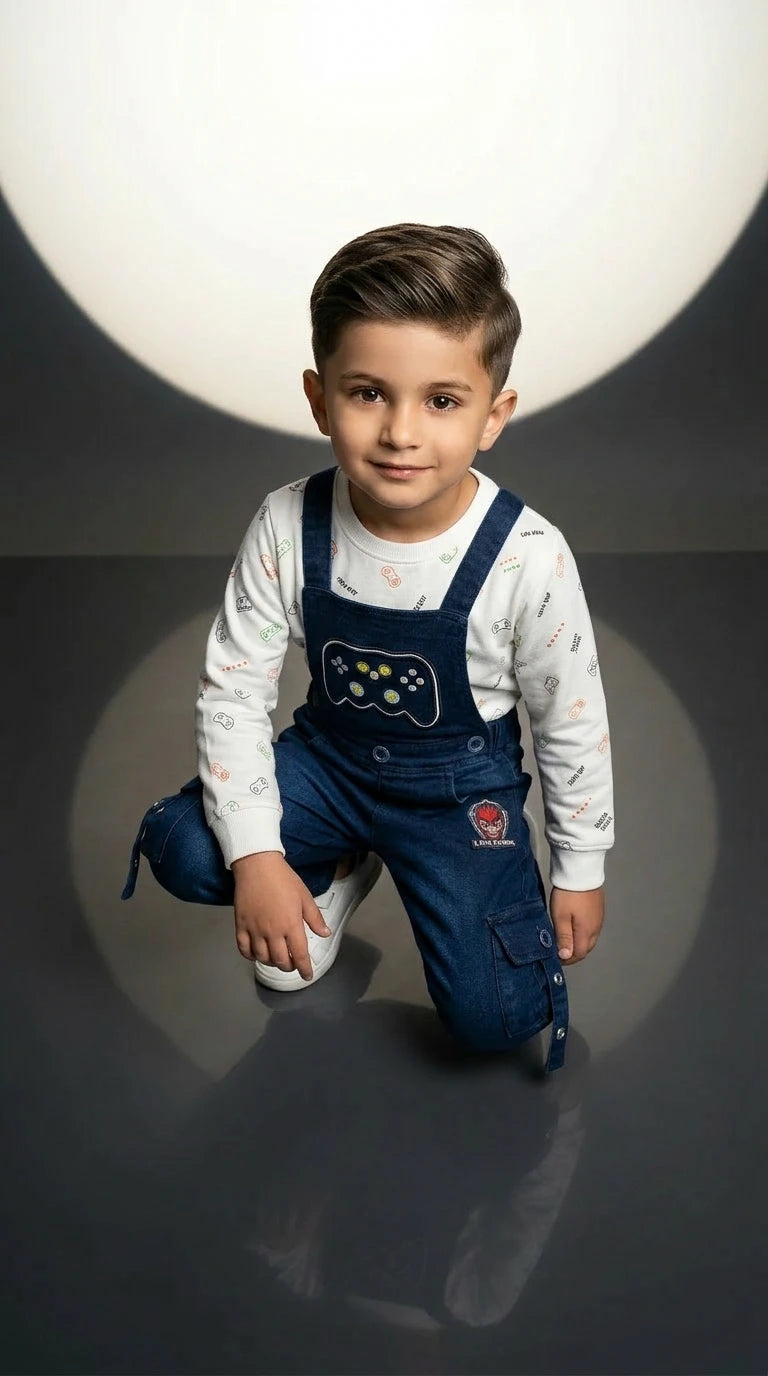 Gamer Dungaree Co-ord Set