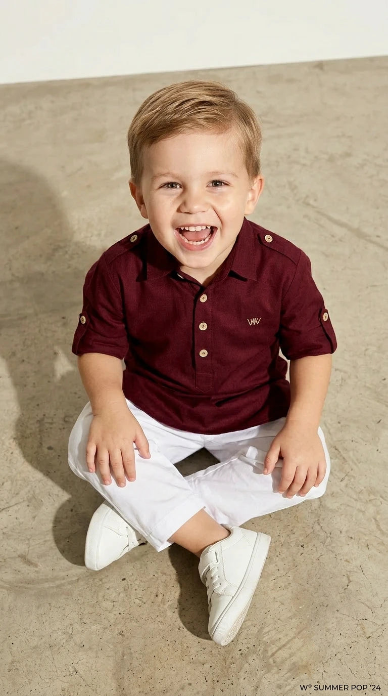 Smart Polo Kurta & Trouser Set