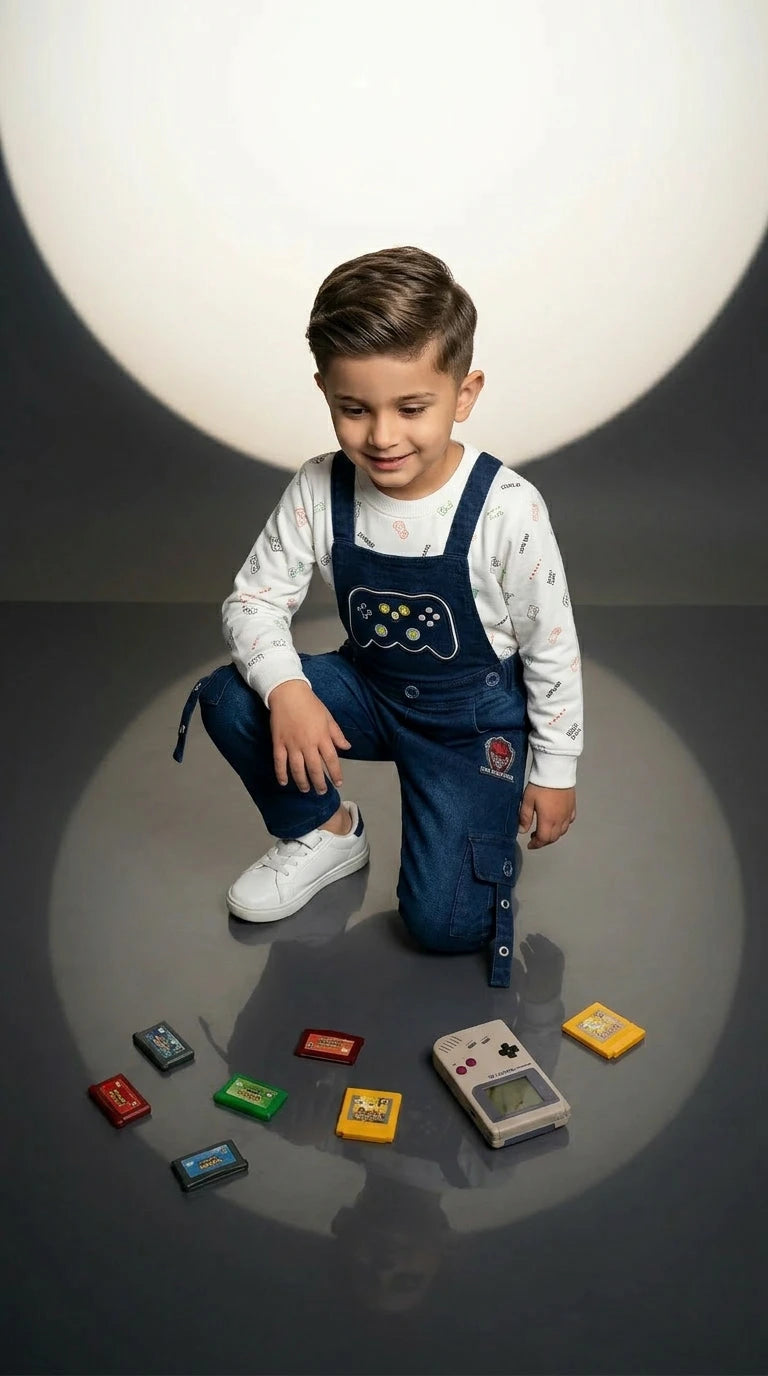 Gamer Dungaree Co-ord Set