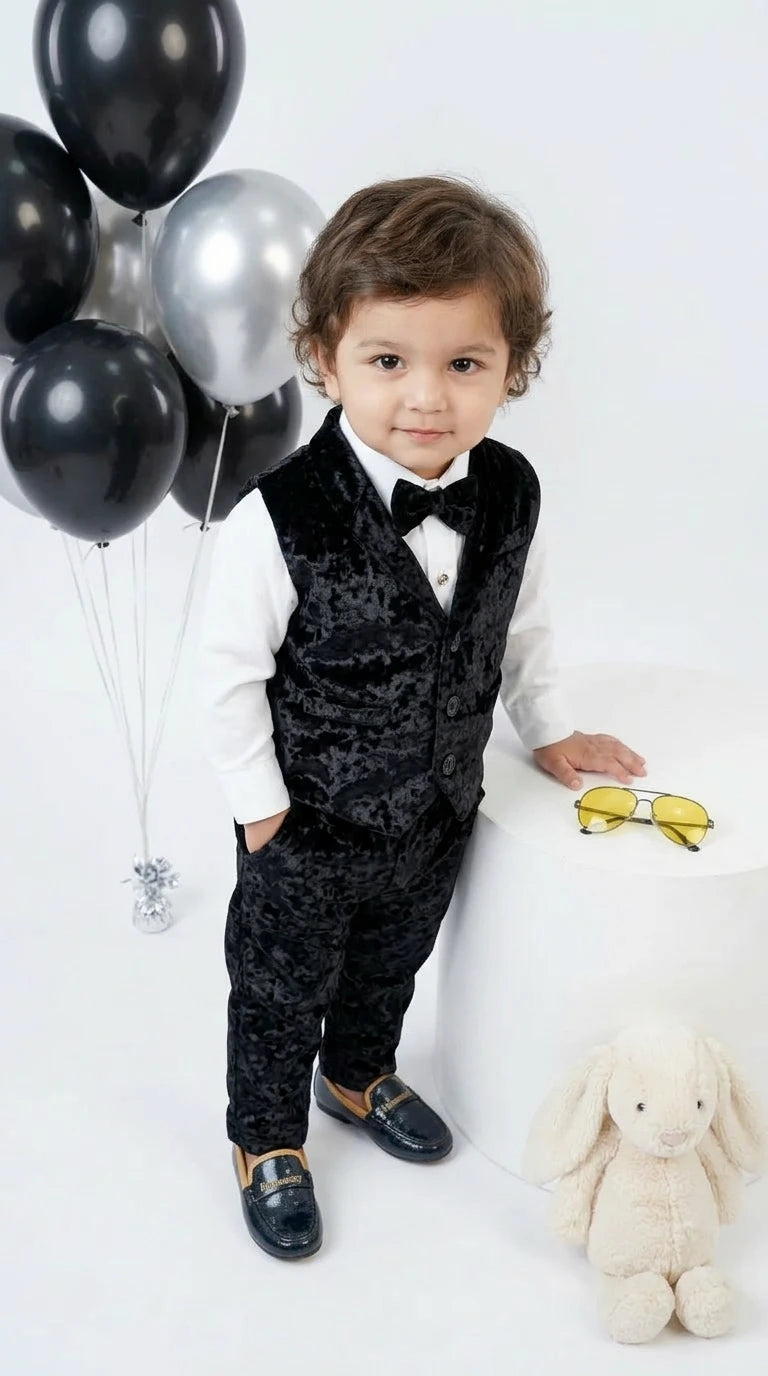 Classic Velvet Party Suit Set