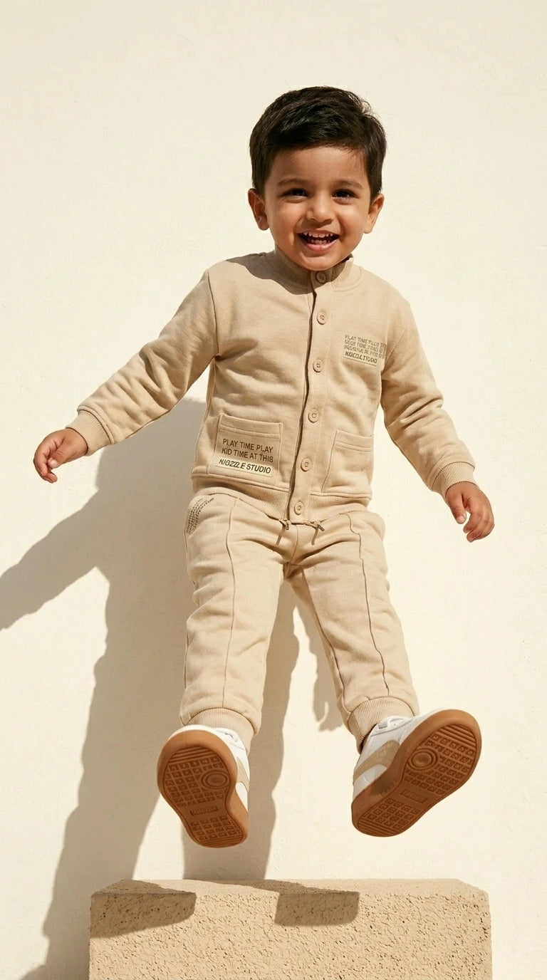 Beige Lounge Co-ord Set