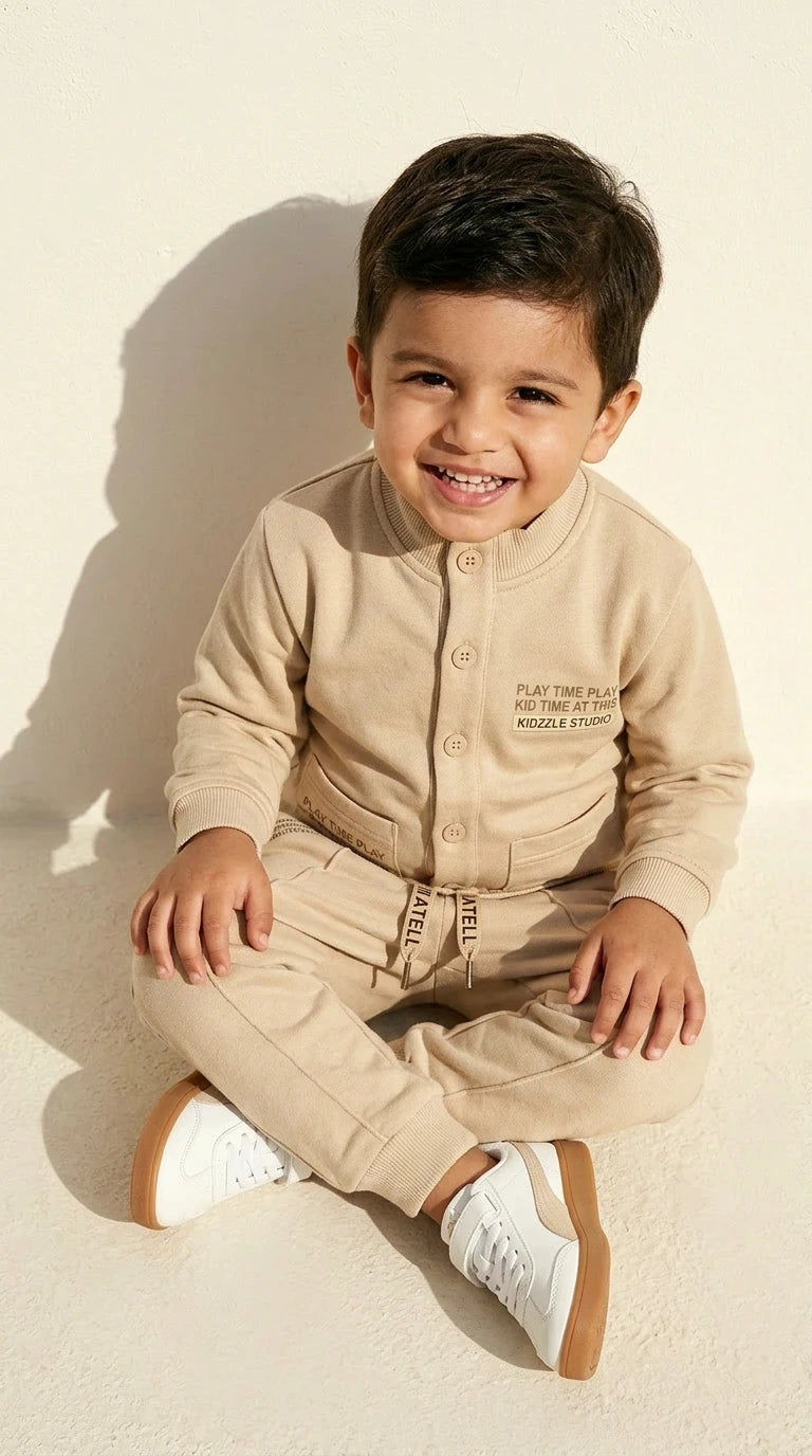 Beige Lounge Co-ord Set