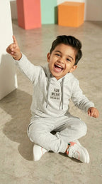 Grey Hoodie & Cargo Jogger Set