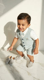 Mint Charm Waistcoat Set